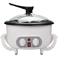 Los mejores  - Seaan - Máquina de café eléctrica de acero inoxidable para el hogar- 220 V- con temporizador- 1200 W- tostadora de…